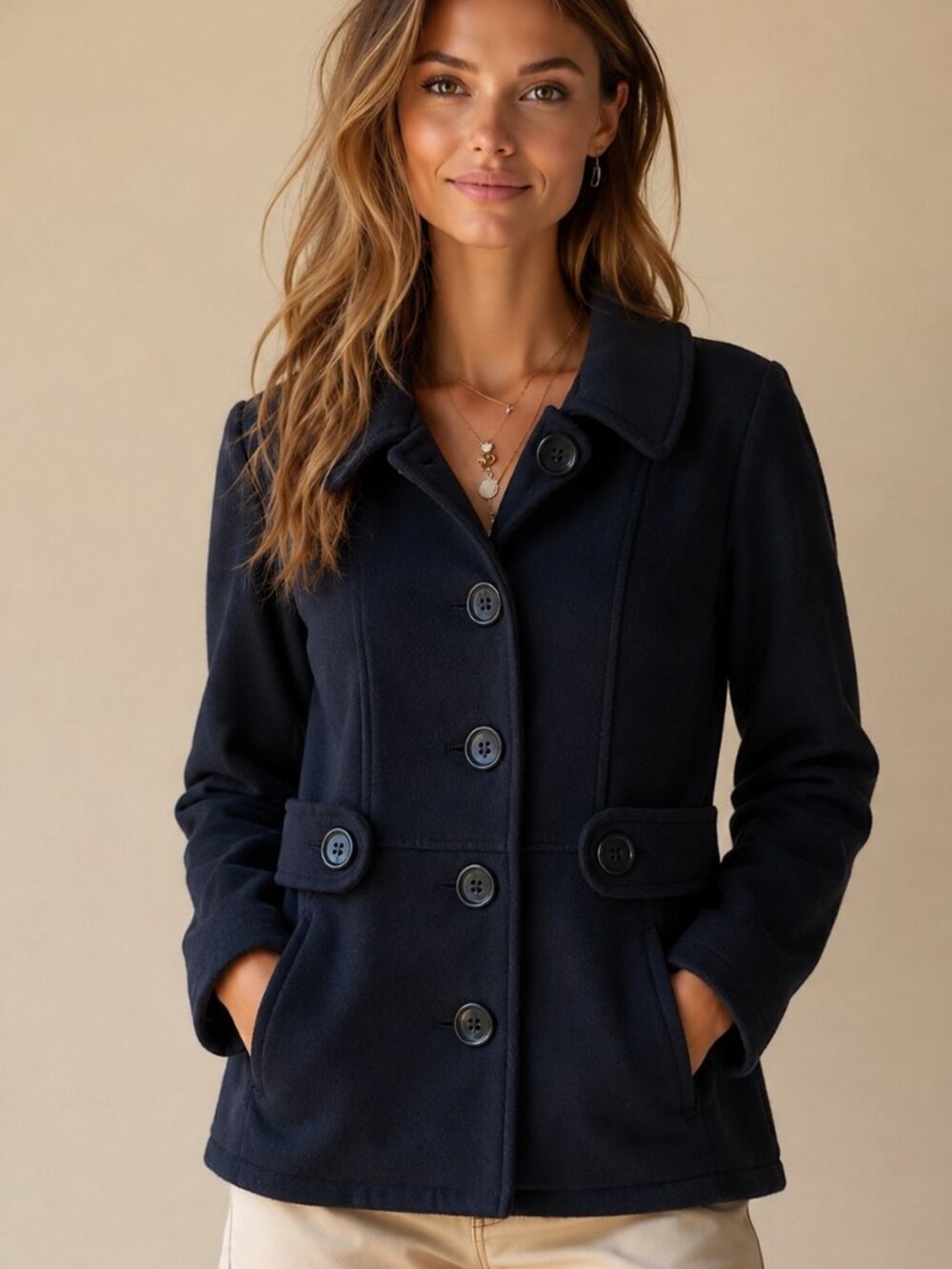 Sebby Cotton rich hooded sweatshirt jacket